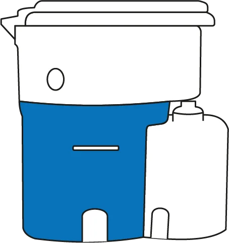 Platte achterkant (standaard)